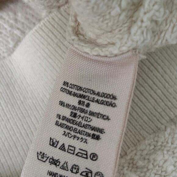 Free People Sweater Terry Cloth Popcorn Knit Long Sleeve Crewneck Pullover S - Picture 5 of 7